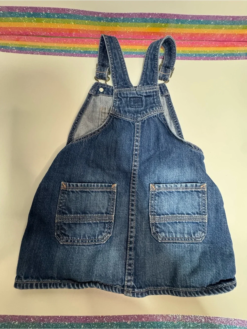 GAP Denim Overall Dress - Blue